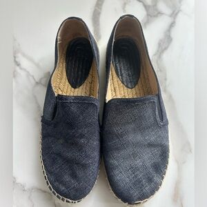 Jimmy Choo denim blue espadrilles size 38.5